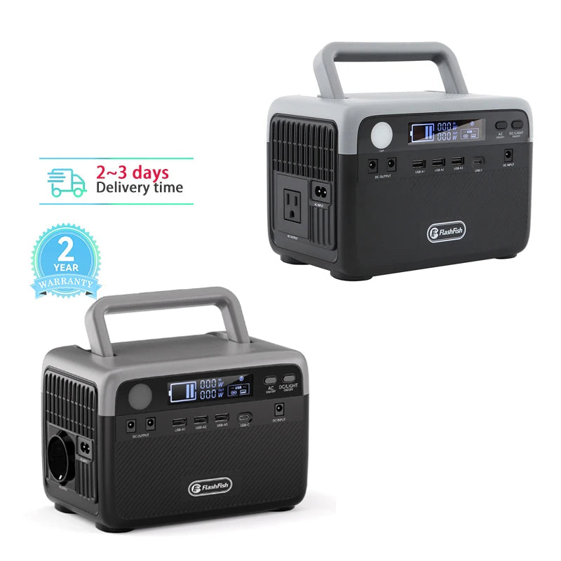 EU USA  Power Banks 300W Inverter Solar Generators Portable Power Station with Panel for Outdoor Camping
