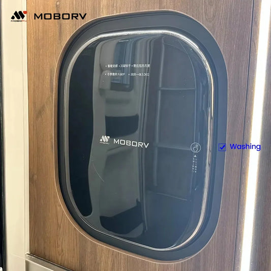 Motorhome RV Caravan Mini Washer Accessory  Mini Wall-Mounted Automatic Front Load Washing Machine