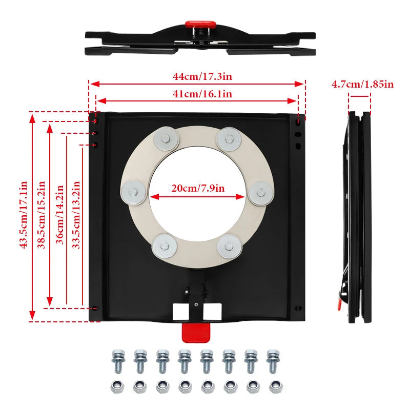 Seat Swivel Base w/Bolts for Ram ProMaster